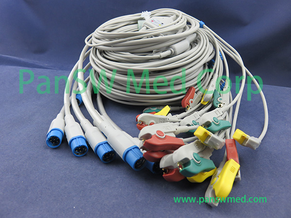 Compatible Siemens Drager 5592162 ECG Cables – PanswMed