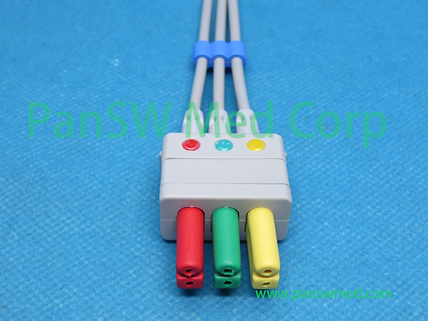 Compatible Fukuda Siemens ECG leadwires IEC clip
