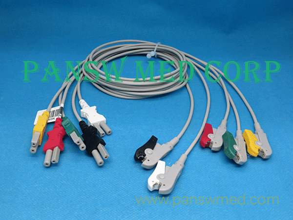 Compatible Spacelabs ECG leads IEC color clip