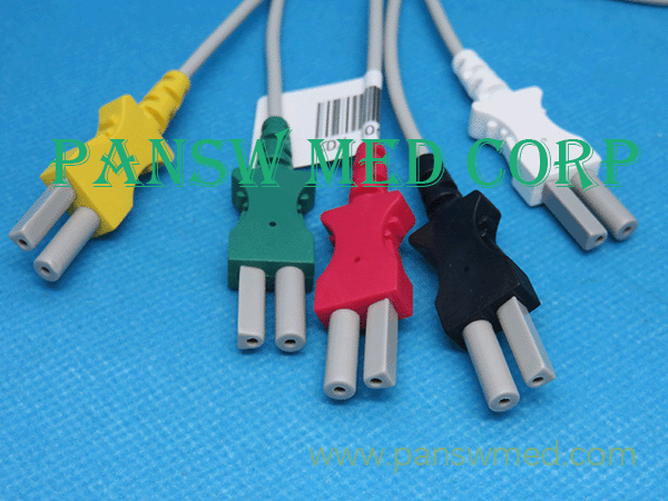 Compatible Spacelabs 5-lead ECG leadwire; 700-0007-11