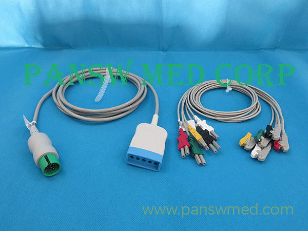 Compatible Spacelabs 5-lead ECG trunk cable 700-0008-06