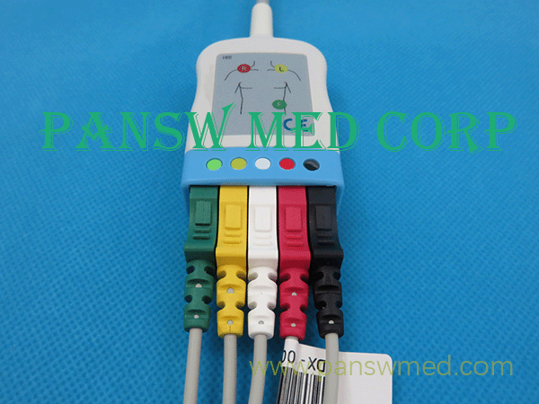 Compatible Spacelabs 5-lead ECG trunk cable 700-0008-06