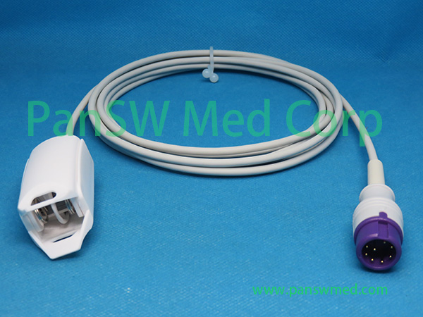 Compatible SpO2 sensor 040-000332-00 Mindray Masimo adult clip integrated model
