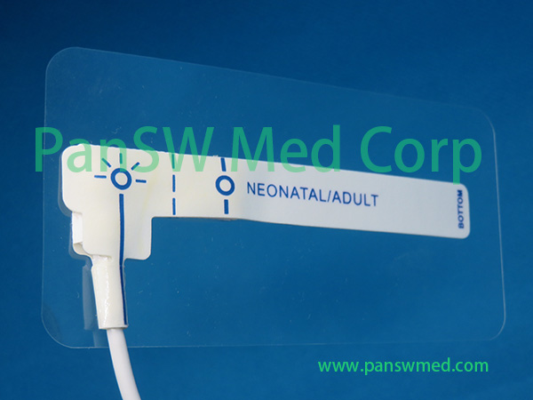 Compatible disposable SpO2 sensor for adult and neonate use with microfoam material