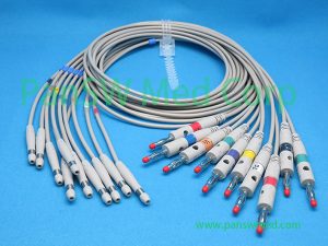 compatible Welch Allyn CP100 CP200 ECG leads AHA banana1 – Pan-SW Med