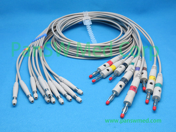 Compatible Welch Allyn CP100 / CP200 ECG Leads