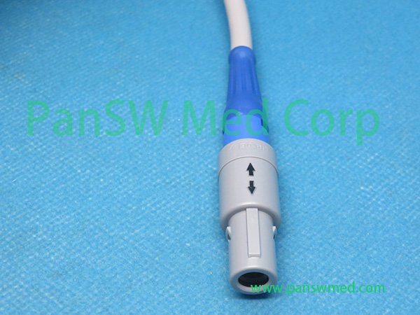 Compatible Welch Allyn CardioPerfect Pro ECG cable connector side view
