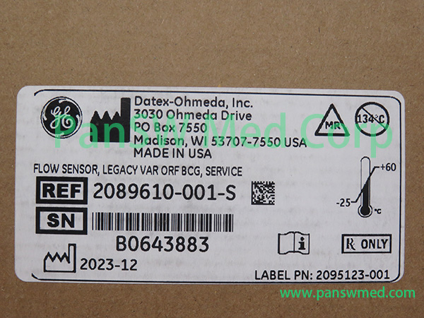 Datex Ohmeda 2089610 001 S Flow Sensor - PanswMed