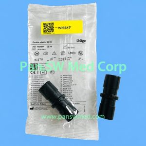 Dräger M25647 Reusable Breathing Circuit Double Adapter, 22 mm / 22 mm