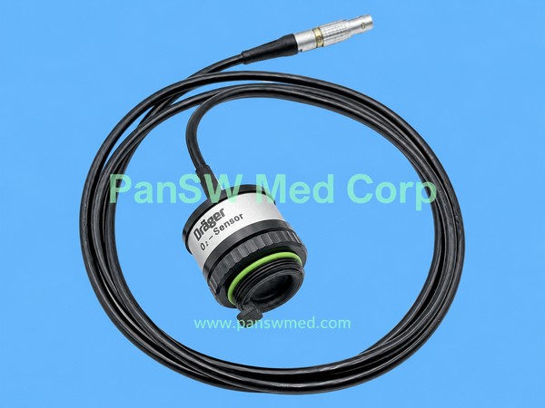 Dräger 6850720 Anemone O₂ Sensor Housing with Straight Cable