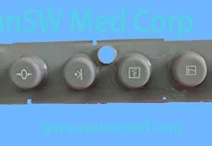 EDAN F6 Fetal Monitor Silicone Keypad Button Membrane