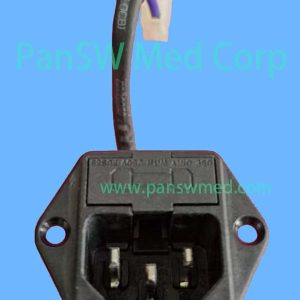 EDAN iM50 iM60 iM70 Patient Monitor AC Power Inlet Socket and Cable Assembly