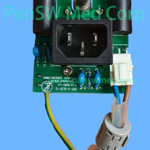 EDAN SE-1200 SE-12 SE-1201 ECG Machine AC Power Inlet and Fuse Board Assembly