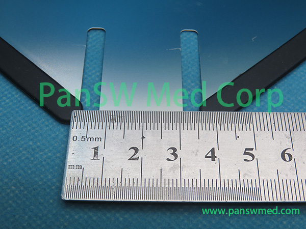 Electro Surgical Patient Plate Metal Size