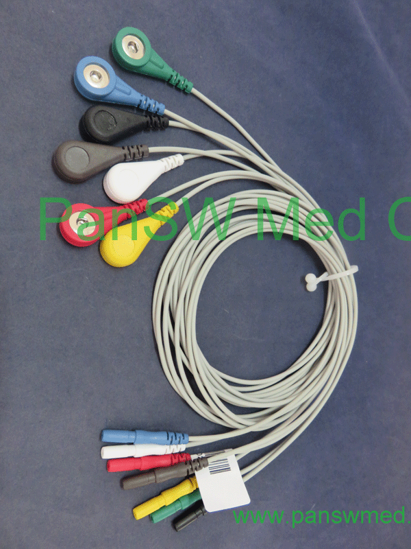 Holter Cable AHA Snap - PanswMed