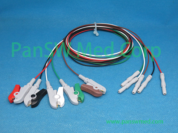 Holter DIN 5-Lead ECG Leadwire