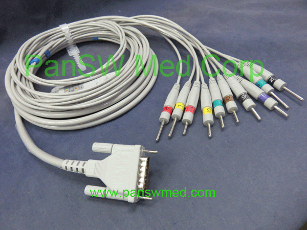 Long Screw Schiller ECG Cable IEC DIN 3mm – PanswMed