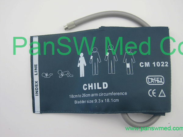 NIBP Cuff Compatible With Critikon Single Hose Child Use – Pan-SW Med