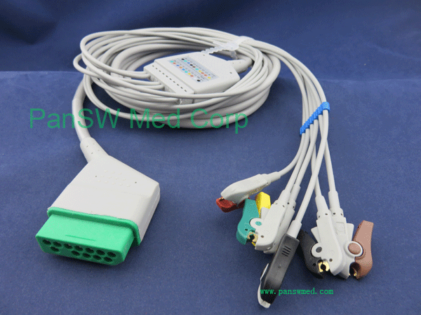 Nihon Kohden Integrated Cable 6 Leads JC 906P BR 906 – PanswMed
