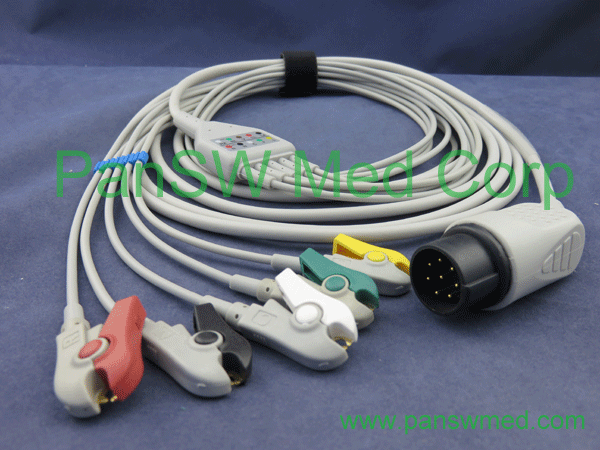 Nihon Kohden Tec 7100 5 Leads IEC CLIP Ecg Cable – PanswMed