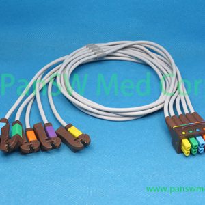 original GE responder ECG leads, chest leads