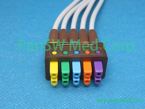original GE responder ECG leads, chest leads