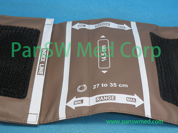 Original Edan E9 adult size NIBP cuff view 6 - PanswMed