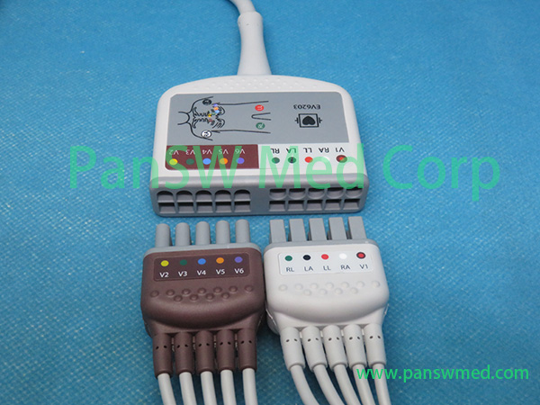 Original Mindray EV 6203 0010 30 42721 ECG Trunk Cables With Leads – PanswMed