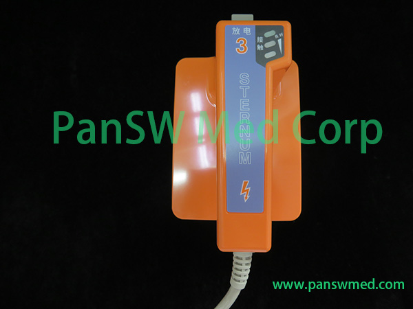 Original Nihon Kohden TEC-5521 defibrillator external paddle ND-552VC view 3 - PanswMed