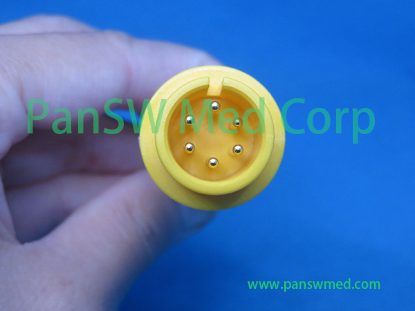 Original Bistos BT350 TOCO fetal transducer connector detail - PanSW Medical