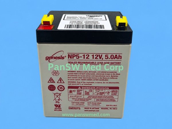 Original GE M1801706-S Carestation 600 Battery — 12V 5Ah