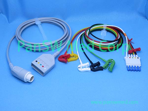 Original Philips M1971A 5-Lead ECG Lead Set 989803125851 – IEC Grabber