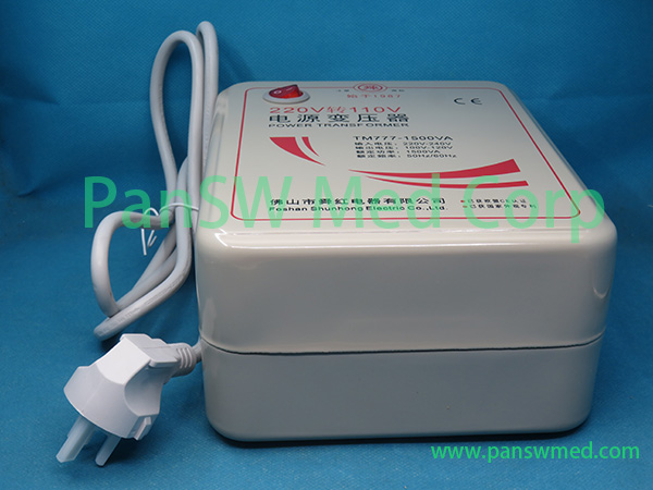 Power supply transformer converter 220V to 110V detail view 2 - PanswMed