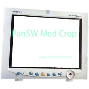 Pre-Owned Original Mindray PM-9000 Express Front Housing Frame, Buttons and Silicone Keypad Parts