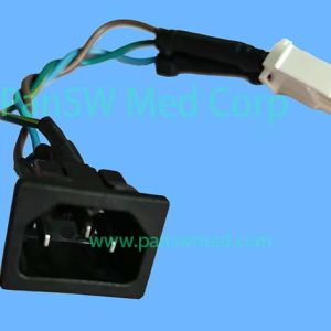 Pre-Owned Philips M4735A Defibrillator AC Power Inlet and Cable Harness