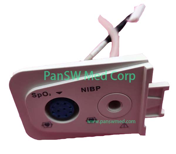 Pre-Owned SpO₂ and NIBP Side Connector Panel for Mindray VS-600 Vital Signs Monitor
