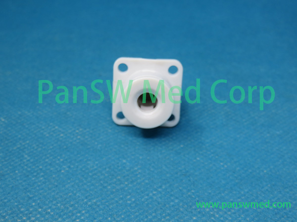 Refurbished Biolight Q series NIBP hose port close-up view
