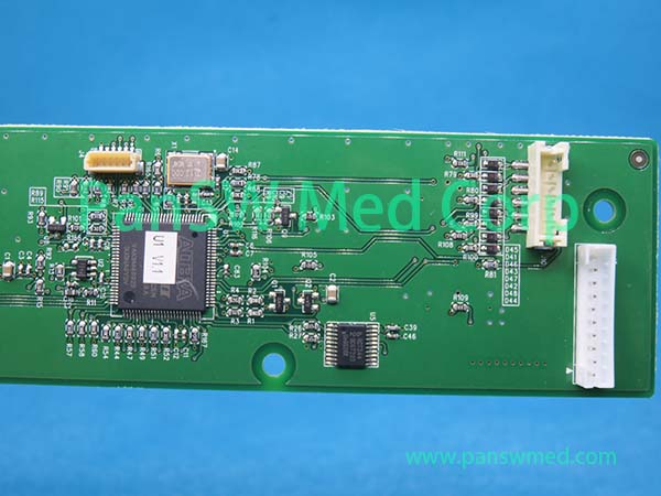 Refurbished Mindray D6 keyboard PCB 0651-30-76710 detail view 2 - PanswMed