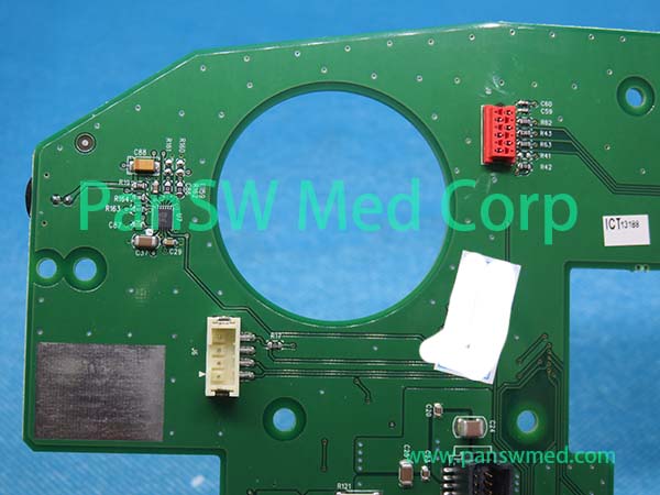 Refurbished Mindray D6 keyboard PCB 0651-30-76710 view 3 - PanswMed