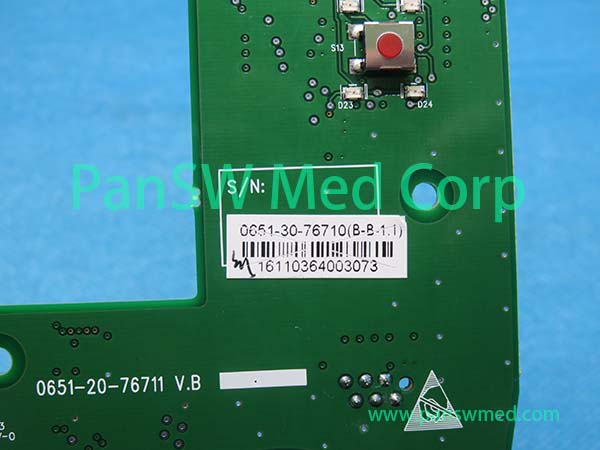 Refurbished Mindray D6 keyboard PCB 0651-30-76710 view 7 - PanswMed