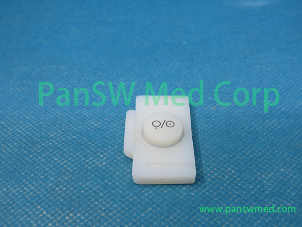 Compatible Mindray uMEC I/O button side and mounting detail view