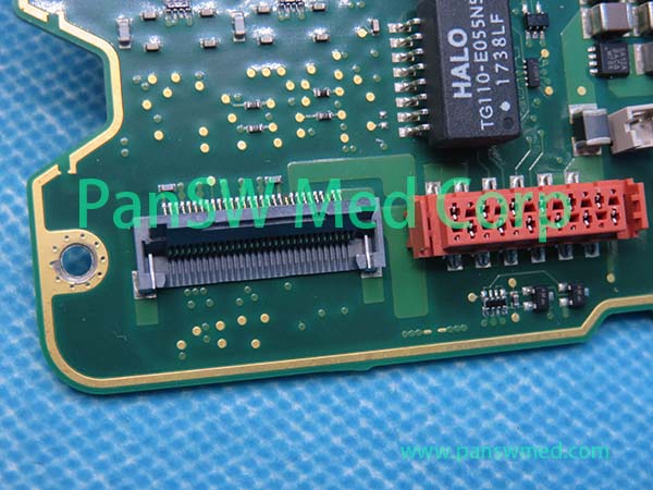 Refurbished Philips X3 main PCB board connector area view