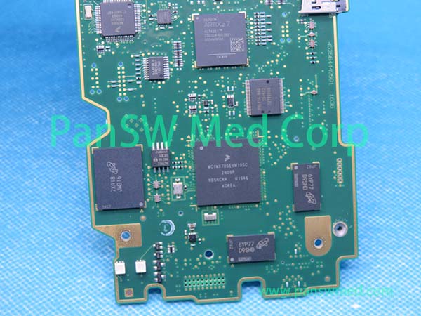 Refurbished Philips X3 main PCB board board label and detail view