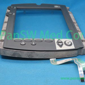 Refurbished M3535-60987 Rev-C-M3535A button panel circuit for Philips Heartstream MRx front assembly view