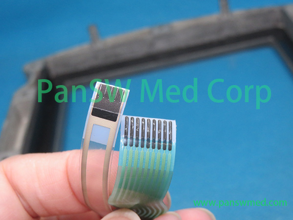 Refurbished M3535-60987 Rev-C-M3535A button panel circuit ribbon connector area view