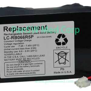 Replacement Battery for Welch Allyn 6200 / 621 / 622 / 623 Series Monitor