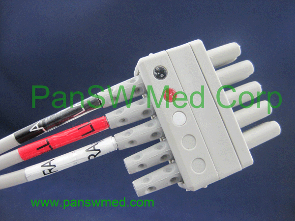 Compatible Siemens three Lead ECG leadwire set