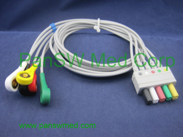 Siemens Drager ECG Leads Snap 5 Leads – PanswMed