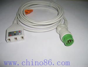 Siemens Three Lead ECG Trunk Cable – PanswMed