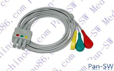 Siemens Three Lead ECG Leadwire – PanswMed